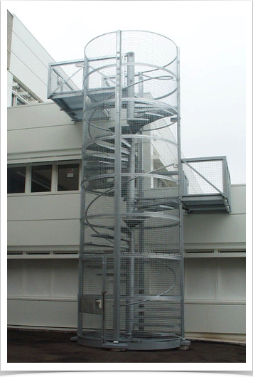 Escalier hélicoïdal (cage en TSSI)